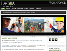 Tablet Screenshot of lacoa.com.au
